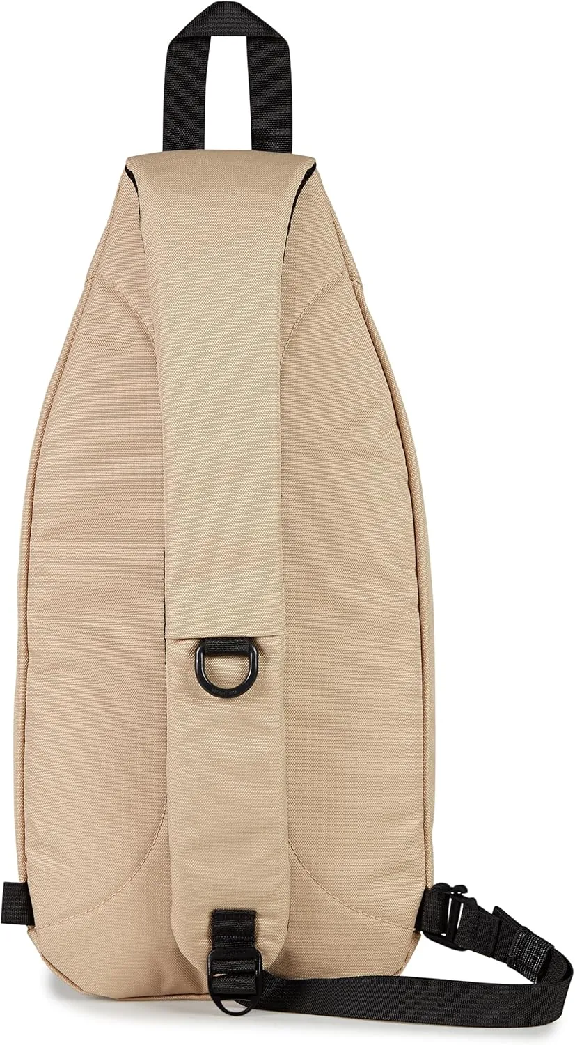 JanSport Move Sling Crossbody Bag – Main Compartment, Zippered Front Pockets, Adjustable Shoulder Strap, Fully Padded Back Panel, Travertine
