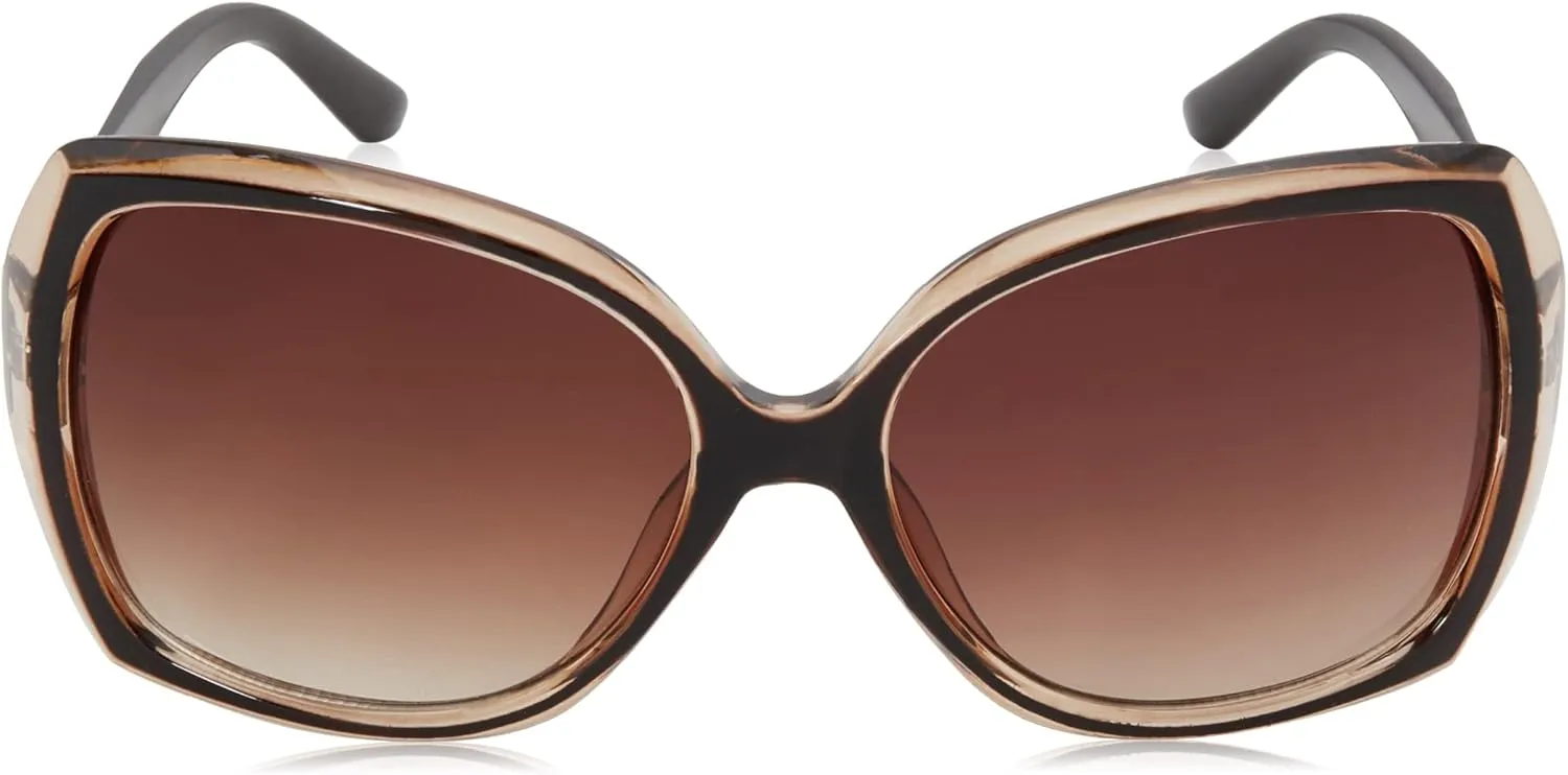 Jessica Simpson Women's J5234 Oversized Retro Butterfly Sunglasses
