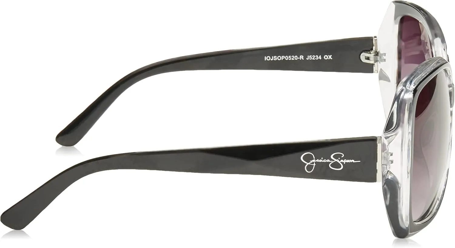 Jessica Simpson Women's J5234 Oversized Retro Butterfly Sunglasses