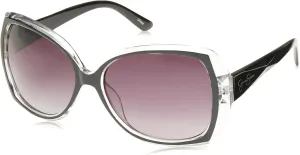 Jessica Simpson Women's J5234 Oversized Retro Butterfly Sunglasses