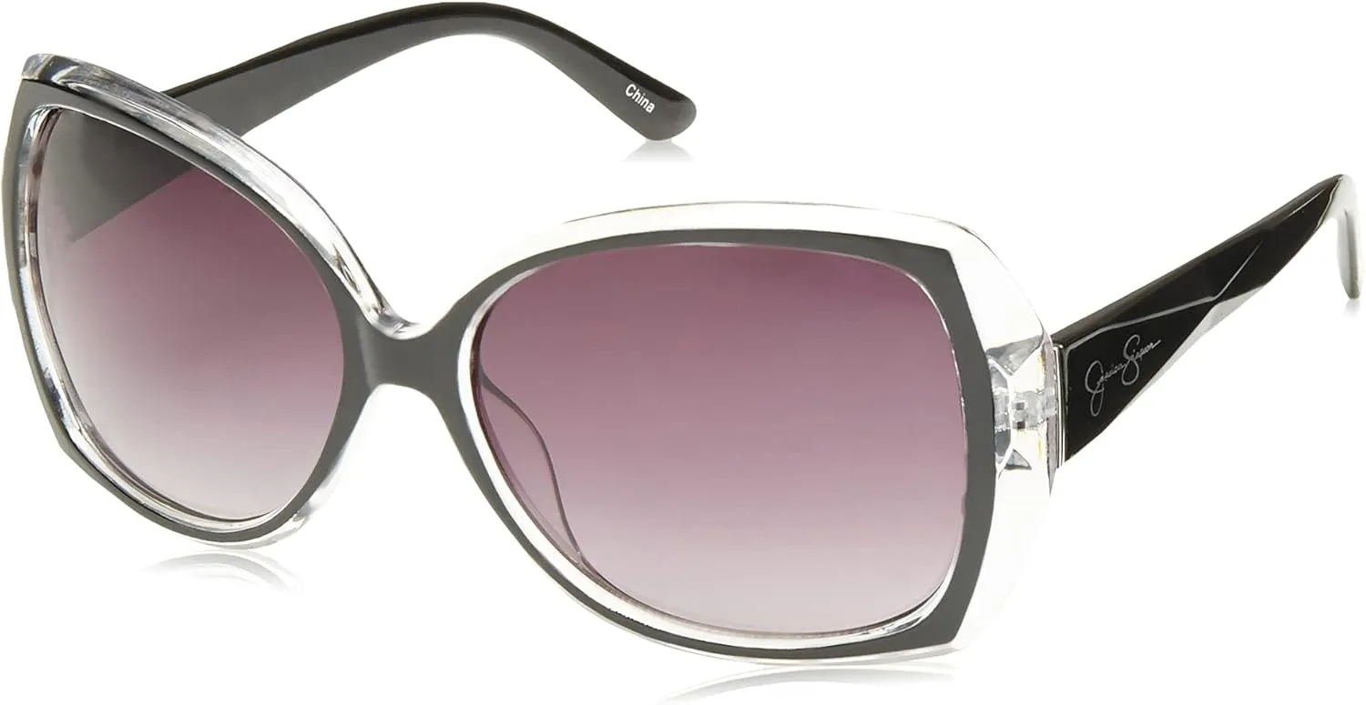 Jessica Simpson Women's J5234 Oversized Retro Butterfly Sunglasses