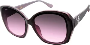 Jessica Simpson Women's J5839 Oversized Butterfly Sunglasses