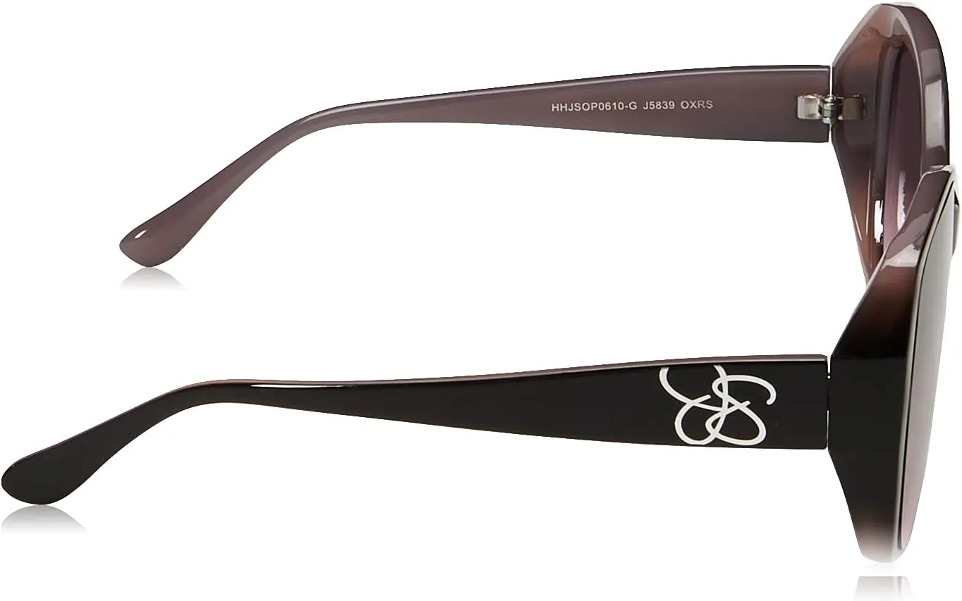 Jessica Simpson Women's J5839 Oversized Butterfly Sunglasses