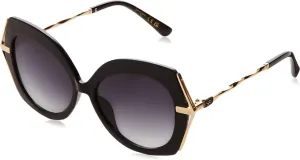 Jessica Simpson Women's J6222 Vintage Metal Round Sunglasses