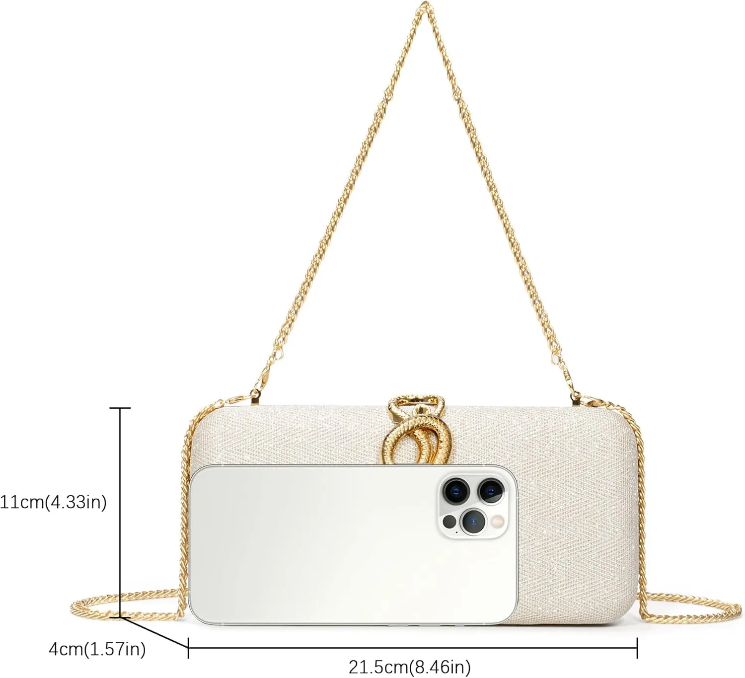 jessie Womens Evening Bags Formal Bridal Wedding Small Clutches Purses Crossbody Prom Cocktail Party Handbags