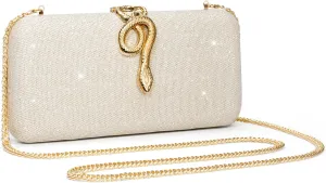 jessie Womens Evening Bags Formal Bridal Wedding Small Clutches Purses Crossbody Prom Cocktail Party Handbags