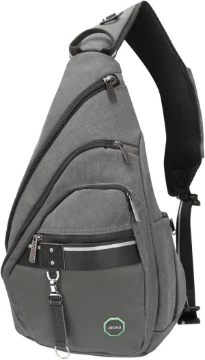 Jochui Sling Bag Backpack Pack 13" 14" Laptop Bag Satchel Rucksack Travel Bag Gray