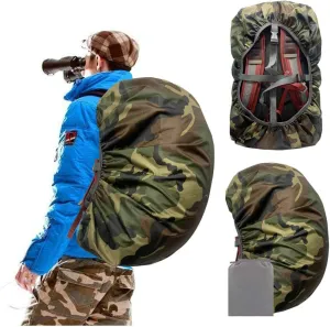 Joy Walker Waterproof Backpack Rain Cover, 10000mm Waterproof Level, Upgraded Anti-Slip Cross Buckle Straps, Four Strengthened Layers for Hiking Camping Traveling
