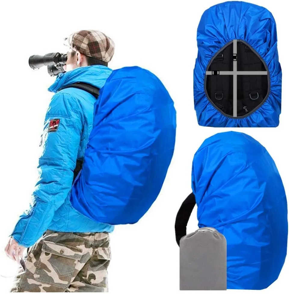 Joy Walker Waterproof Backpack Rain Cover, 10000mm Waterproof Level, Upgraded Anti-Slip Cross Buckle Straps, Four Strengthened Layers for Hiking Camping Traveling