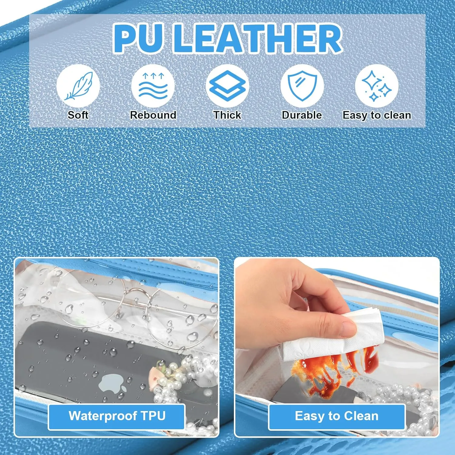 KETIEE Clear Crossbody Bag, Stadium Approved Clear Purse Bag for Concerts Sports Events Festivals