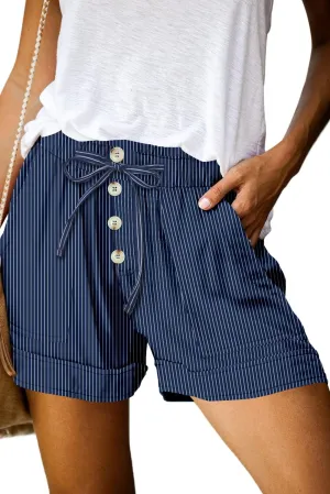 KISSMODA Womens Summer Shorts Leopard/Camo/Solid/Floral Print Elastic Waist Pocketed Casual Pants