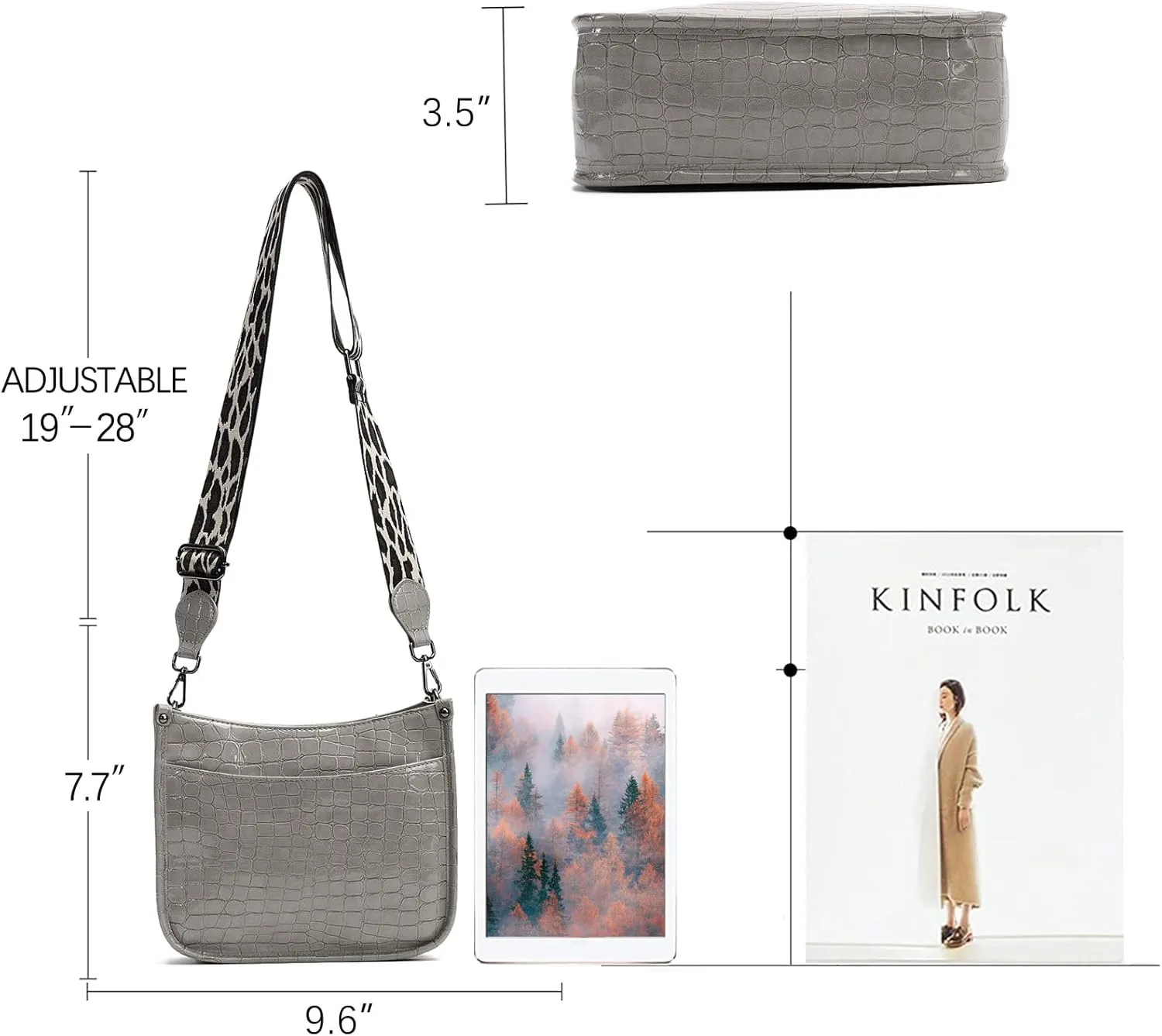 KL928 Crossbody Bags for Women Shoulder Handbags Sling Bag Soft FAUX Leather Shoulder Purses