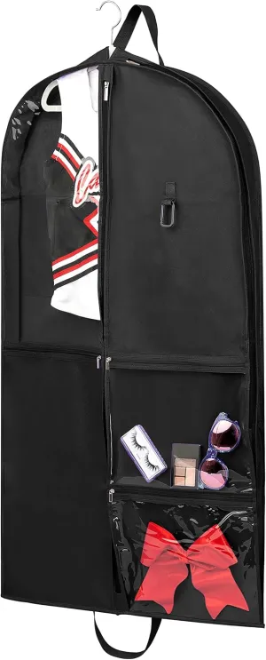 Knight Bag Company- 40 inch Garment Bag with PVC Pouches