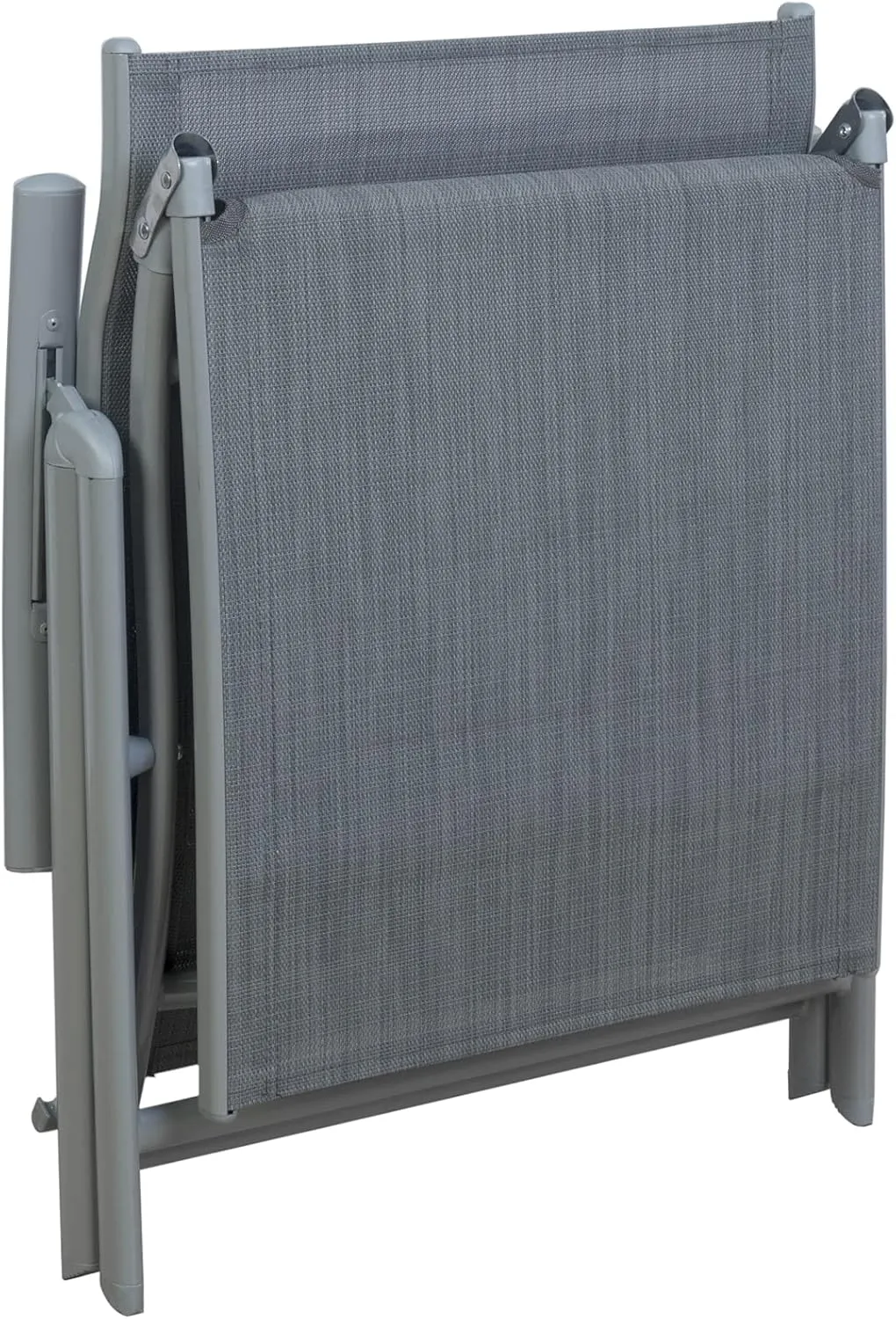 Kozyard Cozy Aluminum Reclining Lounge Chair (1 Pack, Grey)