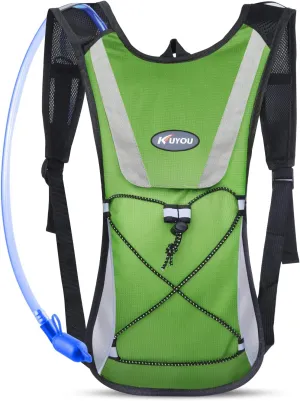 KUYOU Hydration Backpack Hydration Pack with 2L Water Bladder, Lightweight Insulation Water Backpack for Cycling,Hiking, Running,Climbing