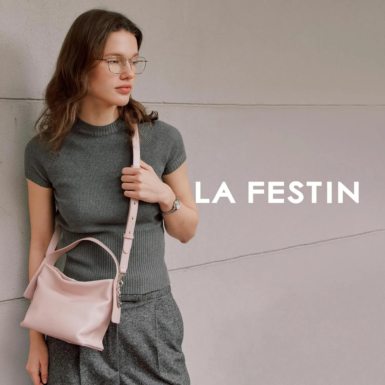 LA FESTIN Hobo Handbag Crossbody Shoulder Bag Tote Satchel Purse with Adjustable Strap