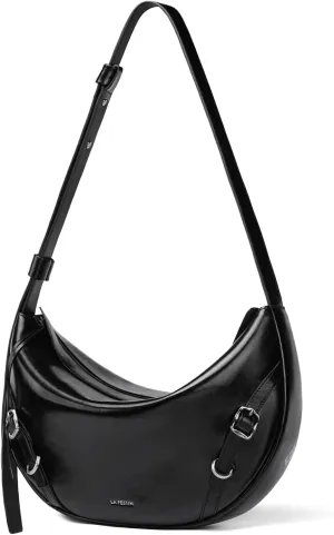 LA'FESTIN Women Tote Shoulder Bag Leather Crossbody Bag Fashion Shoulder Dumpling Purse and Handbags for Ladies