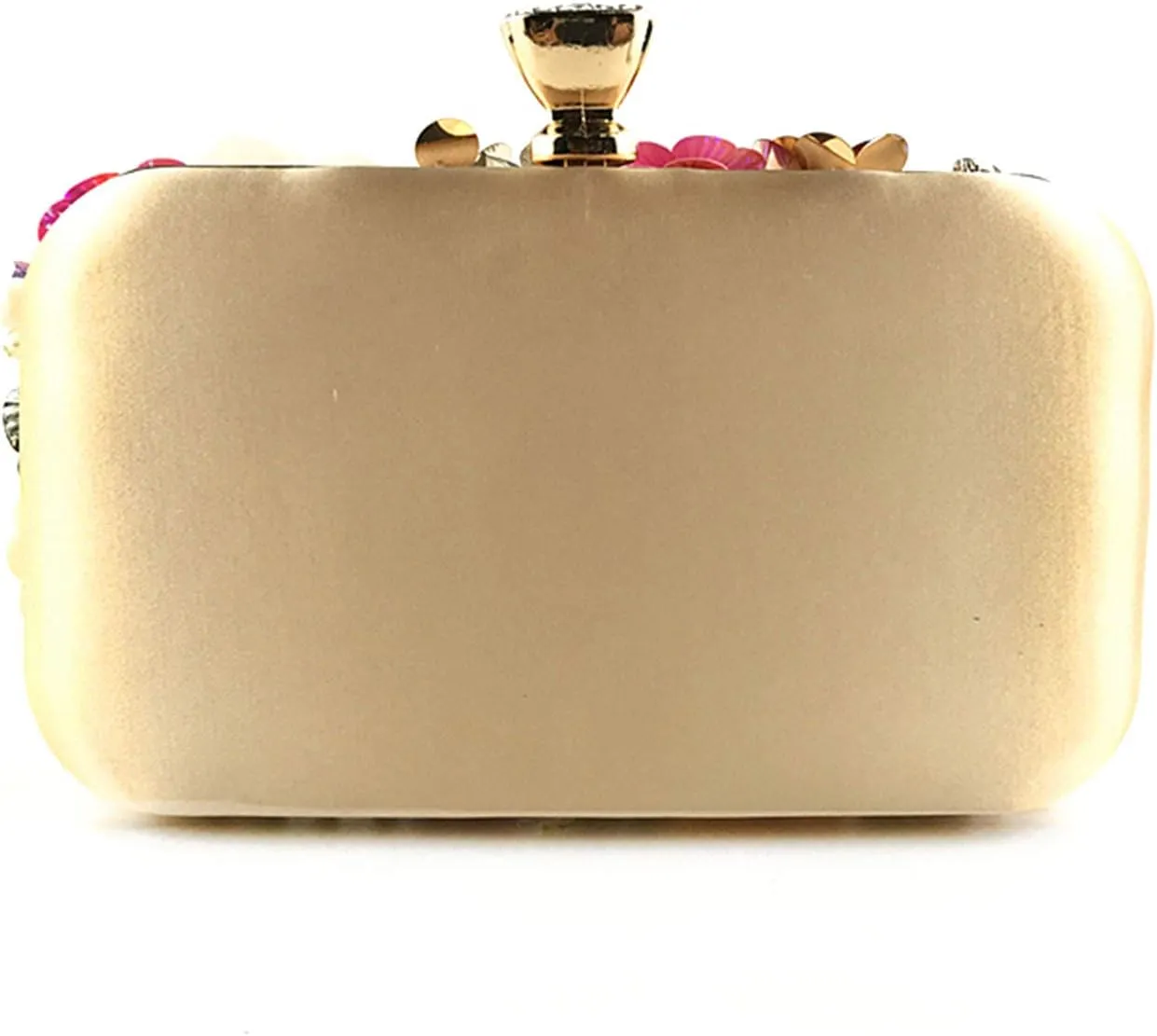 Lanpet Women Clutches Flower Evening Handbag Chain Strap Shoulder Bag