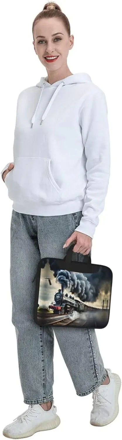 Laptop Bags Stylish, Functional, and Secure Cases for Men and Women, 15.6-inch Laptop Bags Lemon and Flower
