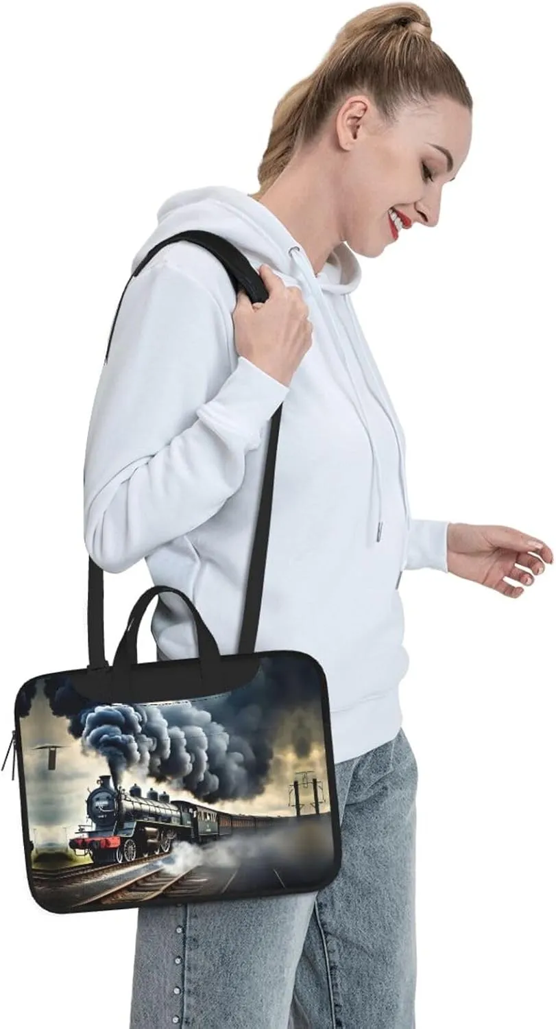 Laptop Bags Stylish, Functional, and Secure Cases for Men and Women, 15.6-inch Laptop Bags Lemon and Flower
