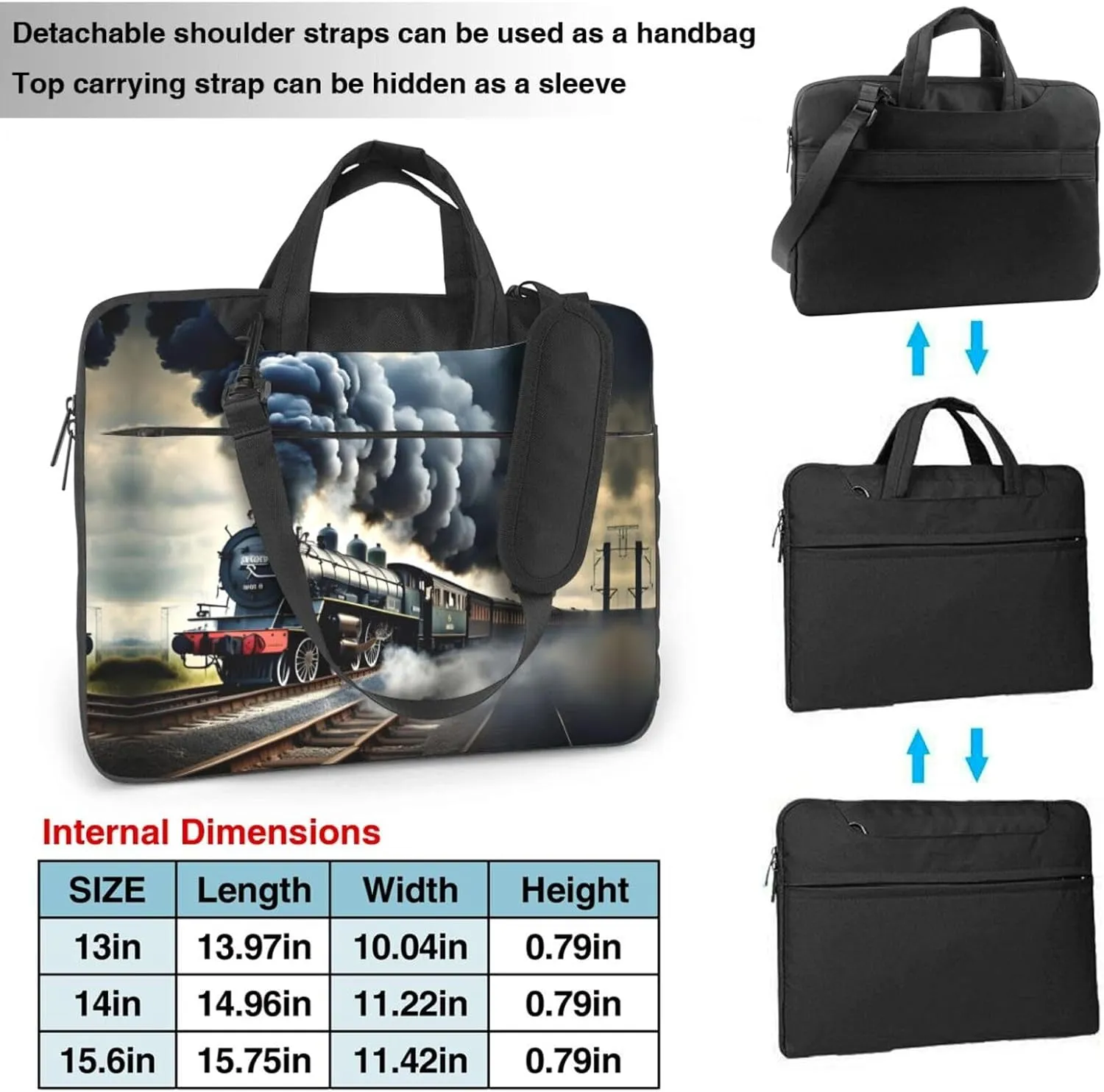 Laptop Bags Stylish, Functional, and Secure Cases for Men and Women, 15.6-inch Laptop Bags Lemon and Flower