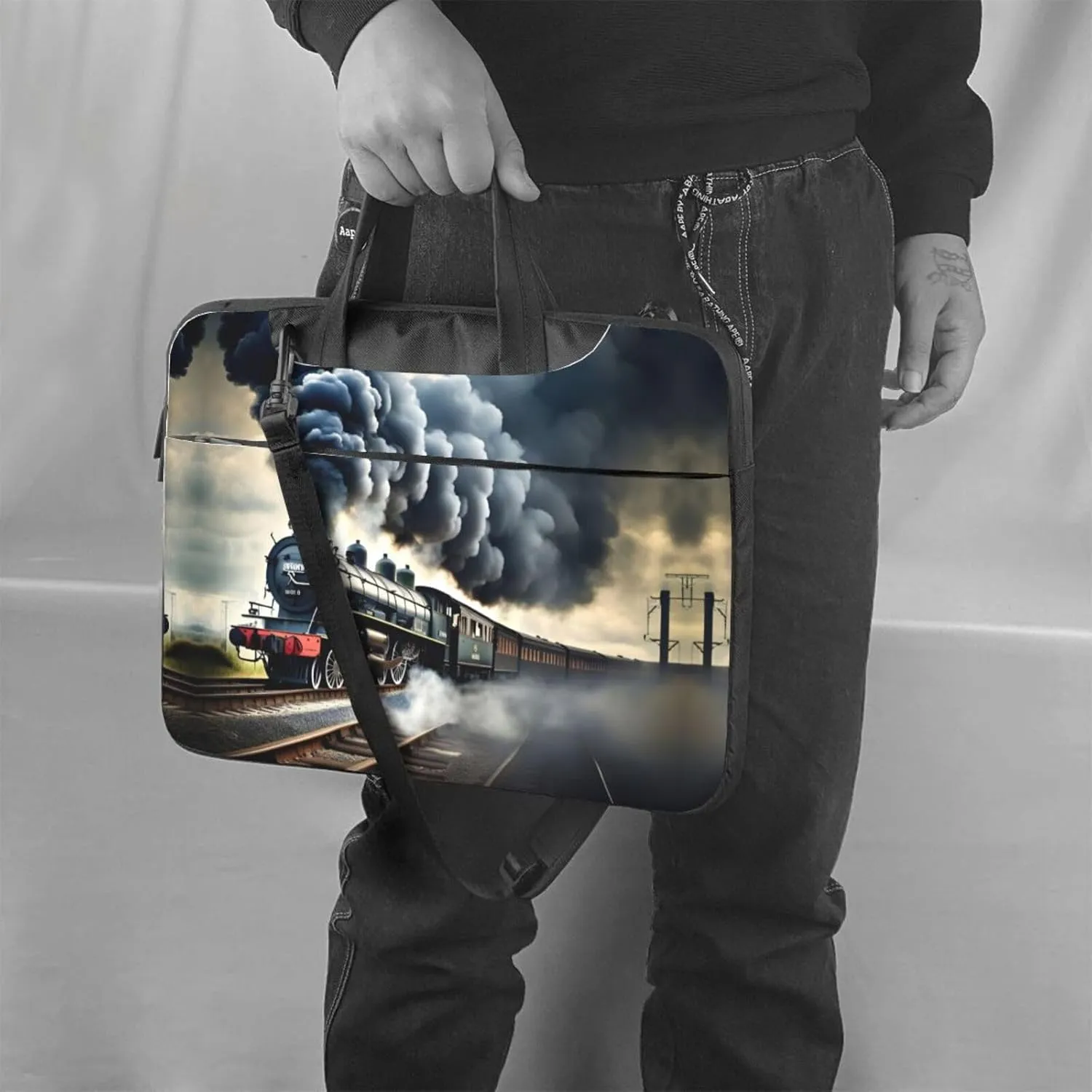 Laptop Bags Stylish, Functional, and Secure Cases for Men and Women, 15.6-inch Laptop Bags Lemon and Flower