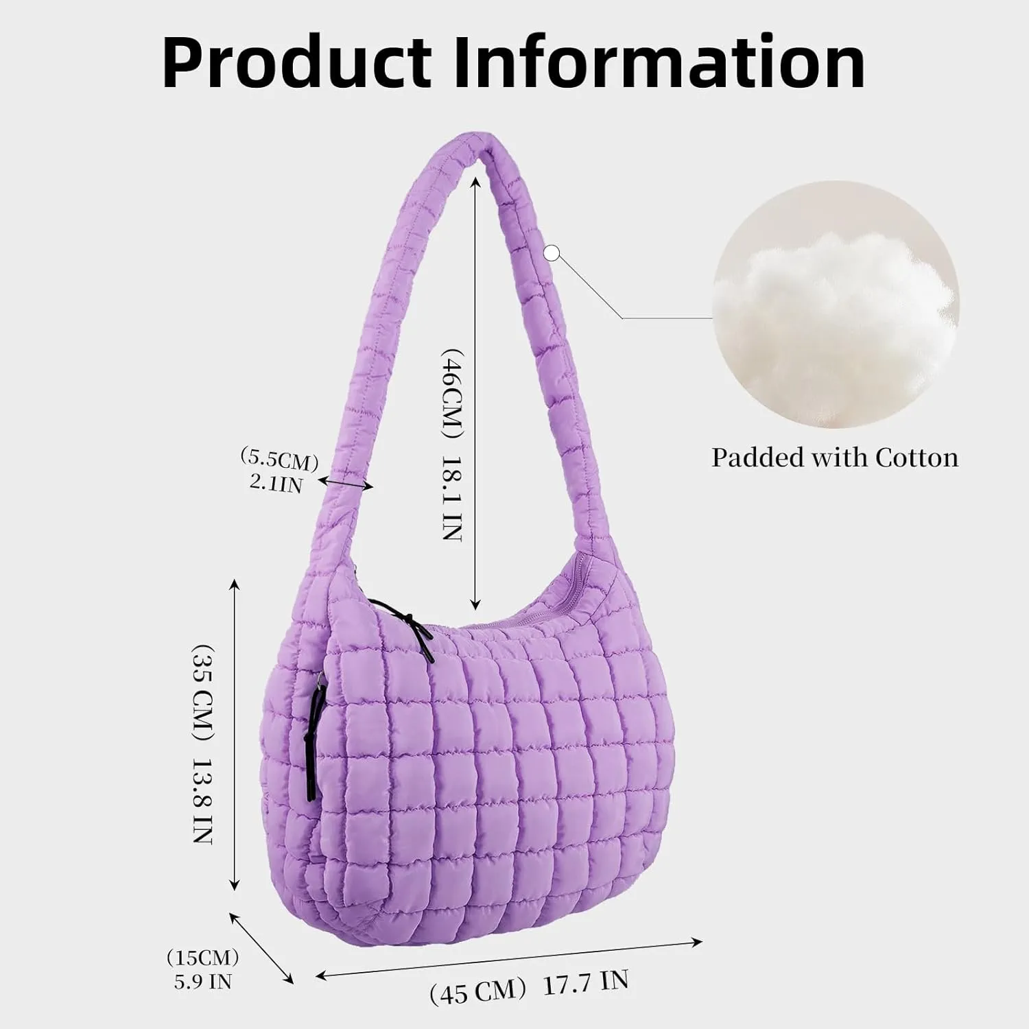 Large Quilted Tote Bag Crossbody Puffer Tote Bags for Women Quilted Hobo Bags Carryall Shoulder Bubble Bag
