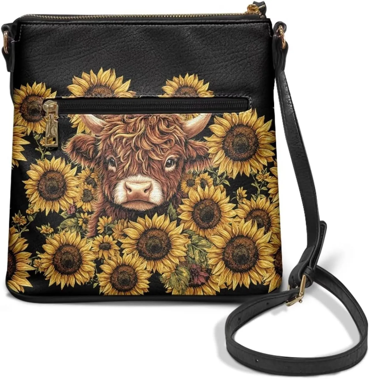 Leather Shoulder Bag for Women Large Crossbody Handbag Sling Hobo Bag with Adjustable Strap for Business Dating