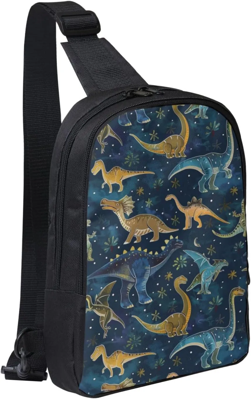 Lighthouse Seaside Casual Crossbody Backpack Sling Bag Lightweight Chest Bag Daypack Shoulder Bag For Men Women