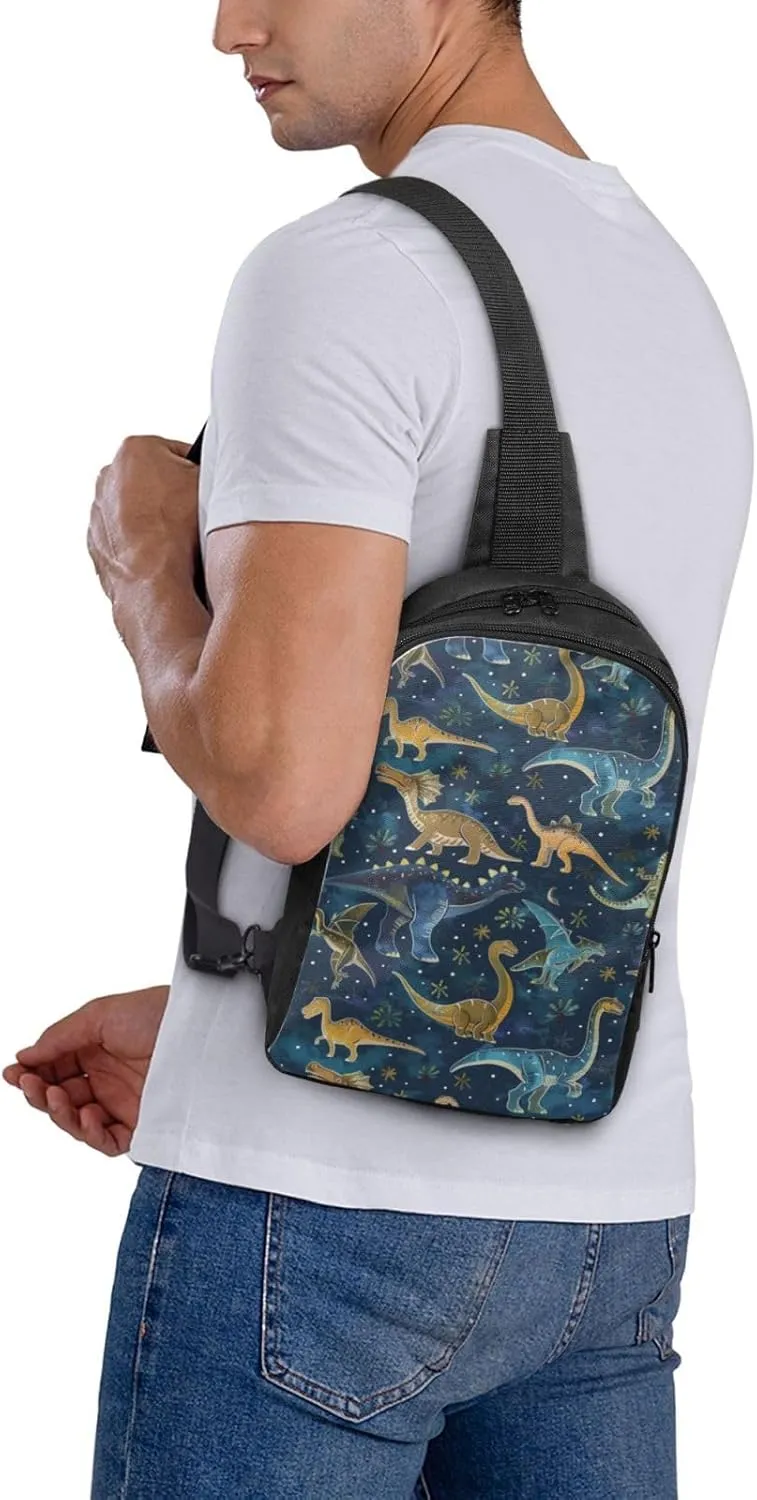 Lighthouse Seaside Casual Crossbody Backpack Sling Bag Lightweight Chest Bag Daypack Shoulder Bag For Men Women
