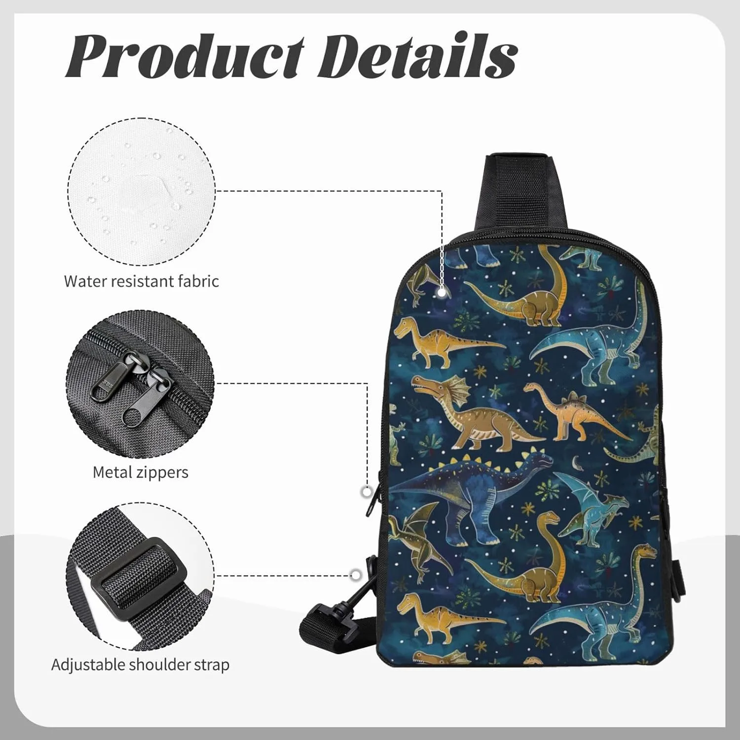 Lighthouse Seaside Casual Crossbody Backpack Sling Bag Lightweight Chest Bag Daypack Shoulder Bag For Men Women