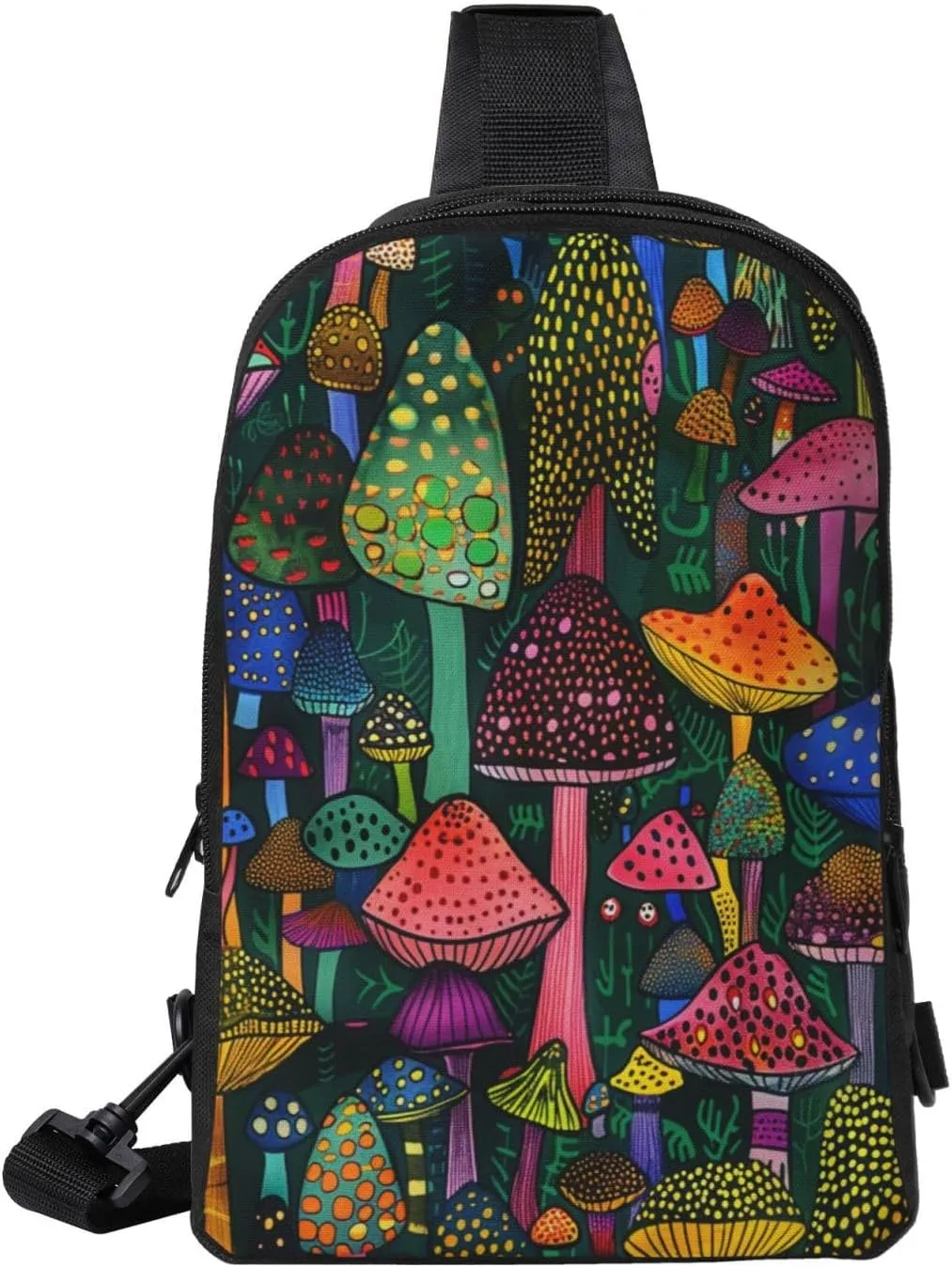 Lighthouse Seaside Casual Crossbody Backpack Sling Bag Lightweight Chest Bag Daypack Shoulder Bag For Men Women