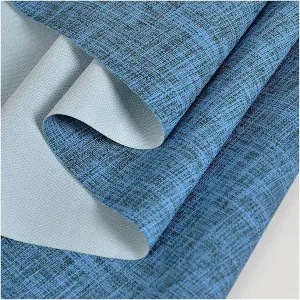 Linen-Look Faux Leather for Bows Earrings Handbag Wallet Sewing Craft Making, Repair Decorate Chair Sofa(Blue-Green,1.38X1m)