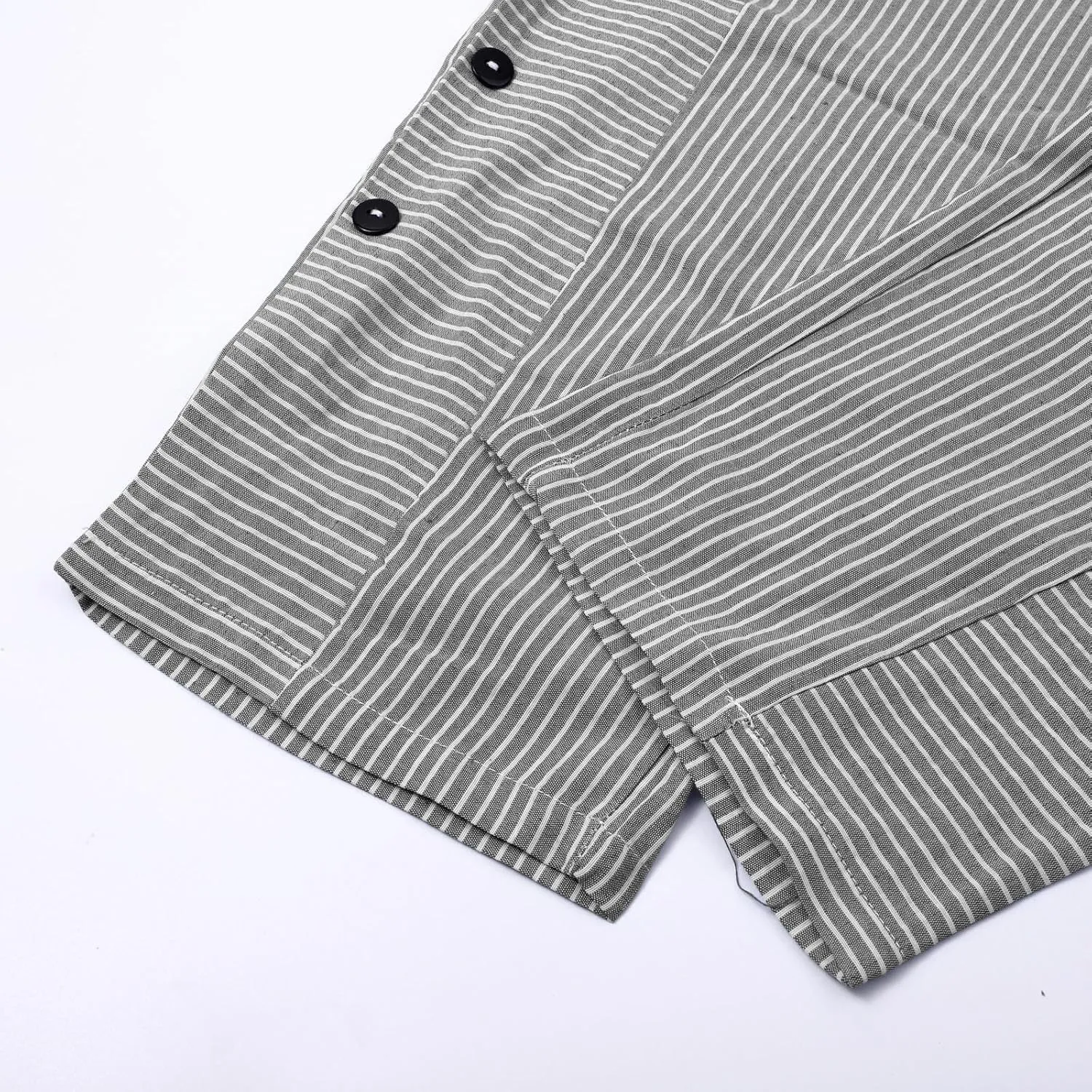 Linen Pants for Women Plus Size Striped Spring Summer Gauze Pants Casual Elastic Waist Comfy Cropped Trousers Trendy
