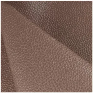 Litchi Texture PU Fabric Leather 39.4x55 Inch（100x140 cm 1.0mm Thick Faux Synthetic Leather Material for Upholstery Crafts, DIY Sewings, Sofa, Handbag, Earrings, Hair Bows Decorations(Brown,1.4x9m)