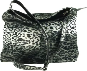LONI Womens Shoulder Cross-body Hobo Bag Leopard Zebra Faux Snakeskin Animal Print
