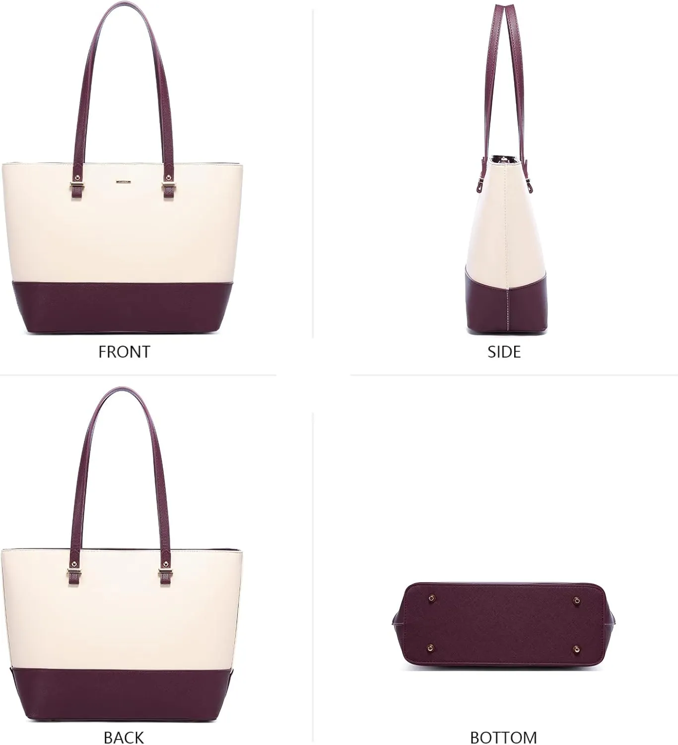 LOVEVOOK Handbags for Women Shoulder Bags Tote Satchel Hobo 3pcs Purse Set