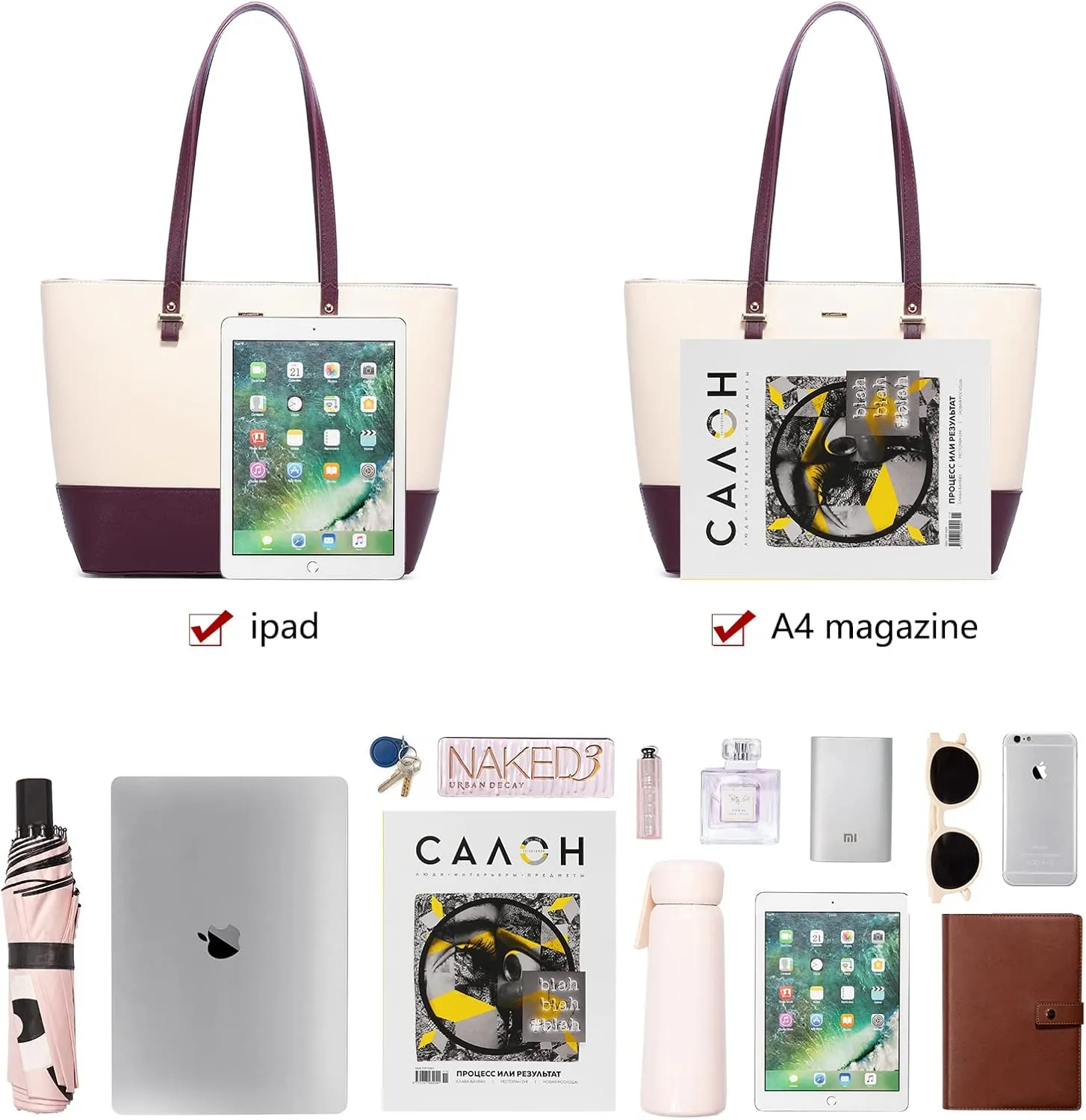 LOVEVOOK Handbags for Women Shoulder Bags Tote Satchel Hobo 3pcs Purse Set