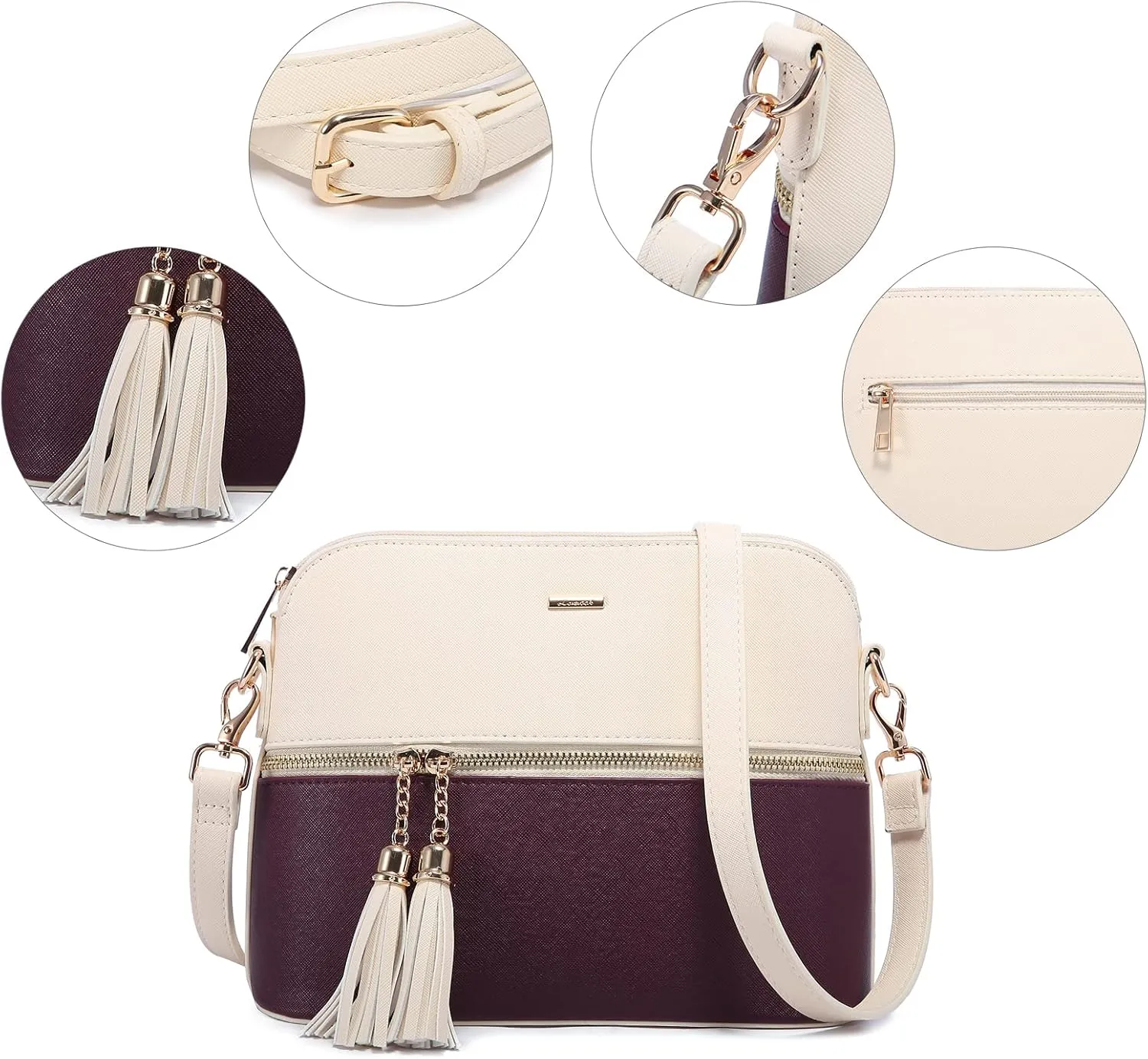 LOVEVOOK Handbags for Women Shoulder Bags Tote Satchel Hobo 3pcs Purse Set