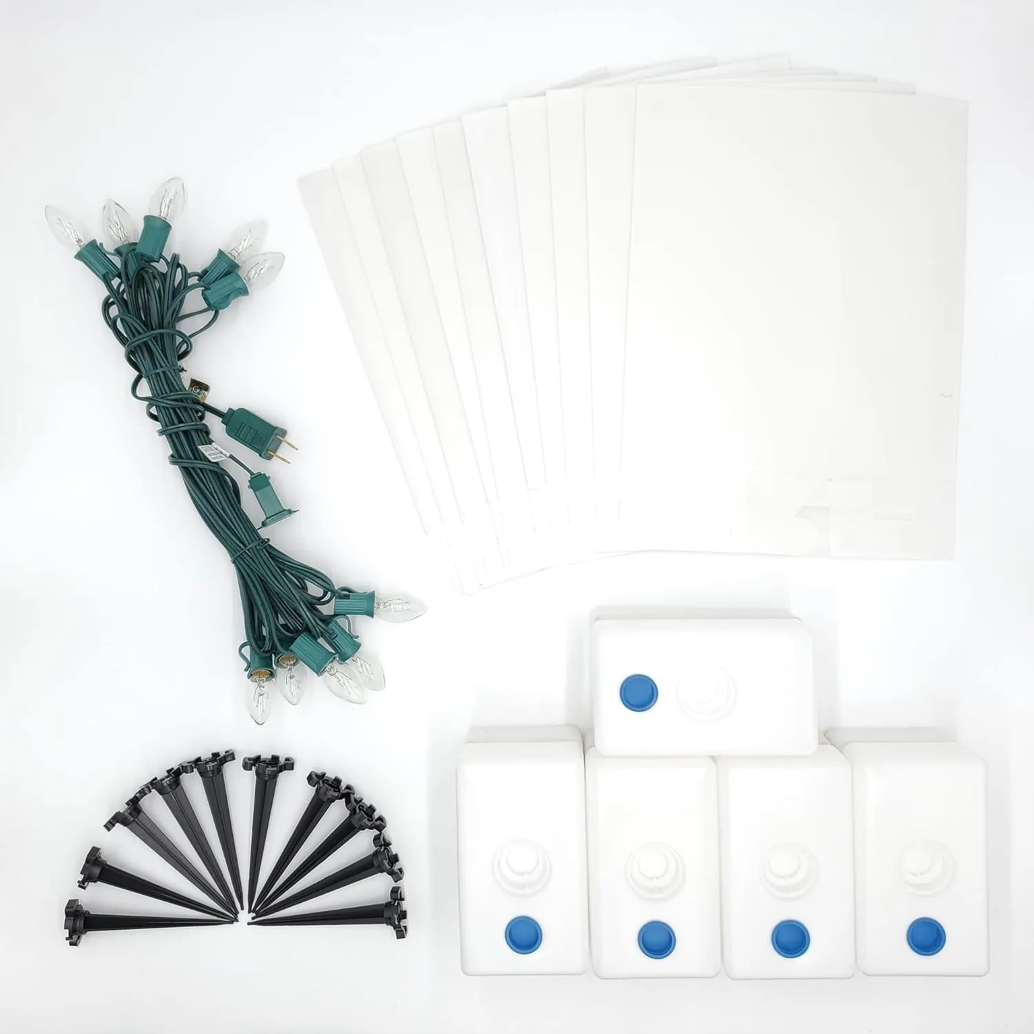 Lumabase 32210 Electric Luminaria Kit, White