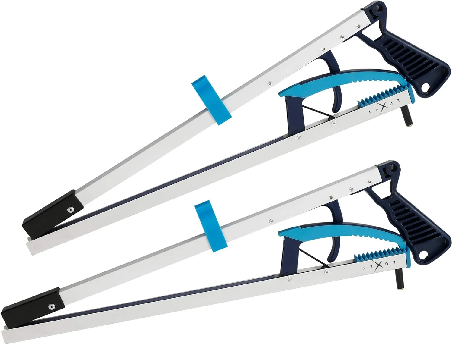 Luxet 2-Pack Grabber Reacher Tool 32 Inch Pick Up Stick - Strong Grip - Magnetic Tip - Claw Trash Picker Grabbers for Elderly Grab it Reaching Tool Grippers - Durable and Lightweight - Dressing Stick