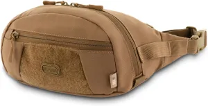 M-Tac Tactical Fanny Pack for Men - Large Companion Waist Bag - Coyote Cross Body Belt Bag for EDC - Waist Pack