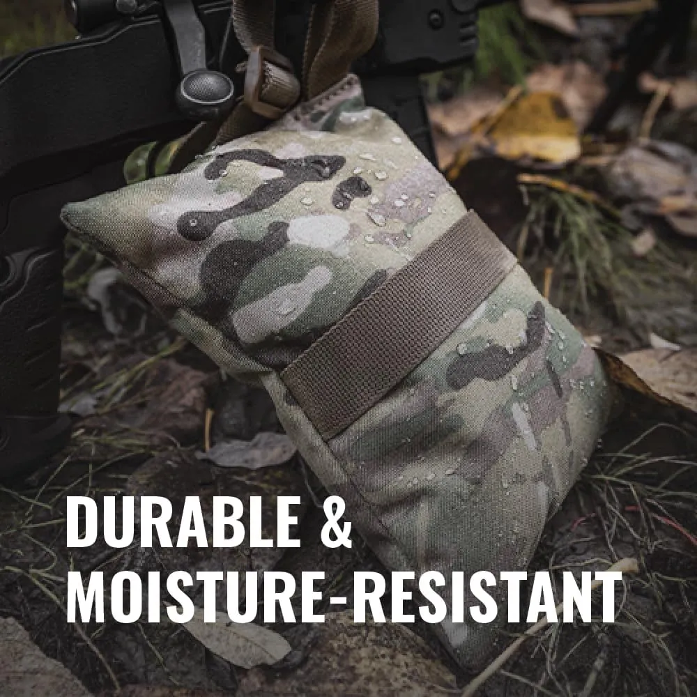 MDT Traveller ShootingBag, Pre-Filled Outdoor Shooting Front & Rear Support Squeeze Bag Rest Stand Holder for Outdoor, Range, Shooting, and Hunting