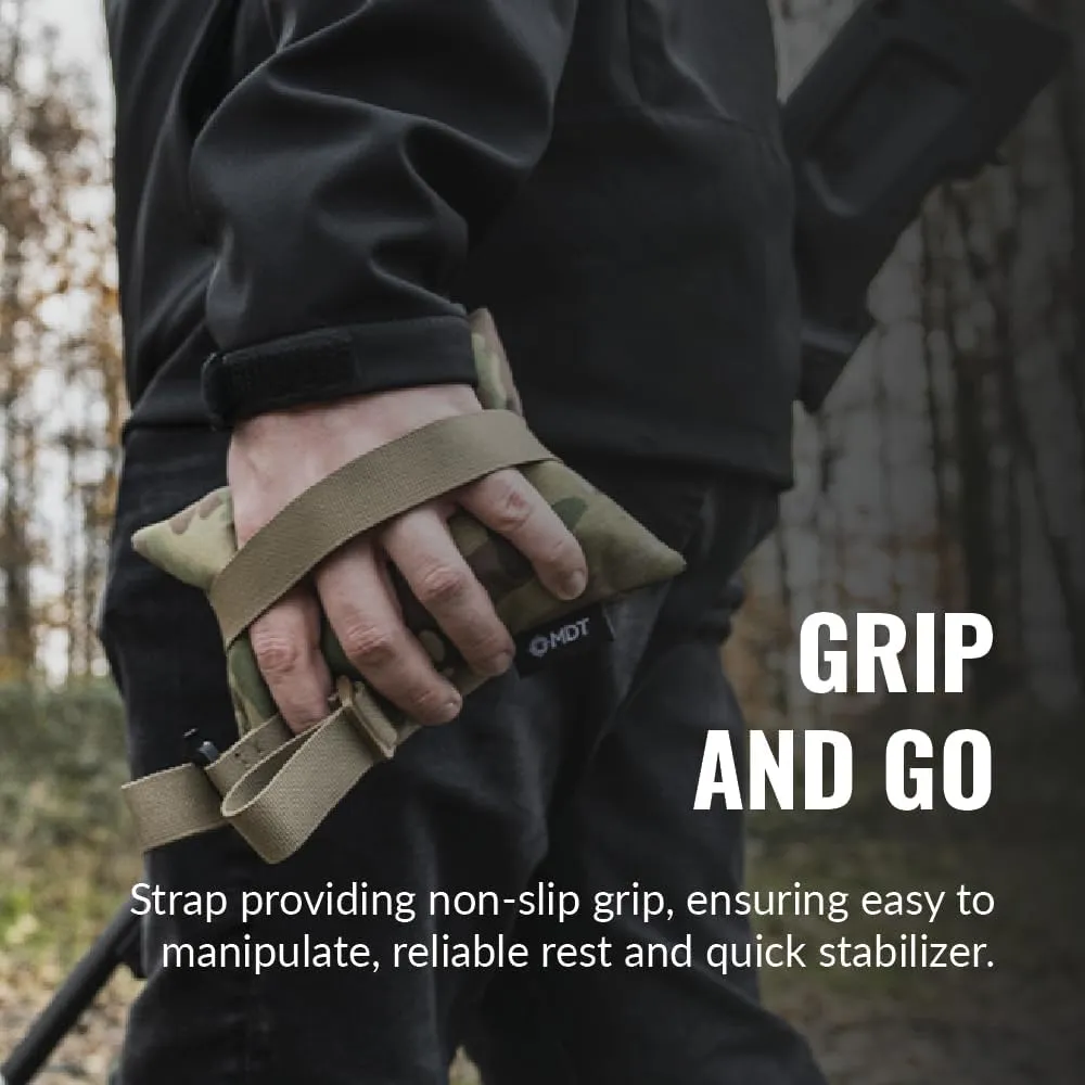 MDT Traveller ShootingBag, Pre-Filled Outdoor Shooting Front & Rear Support Squeeze Bag Rest Stand Holder for Outdoor, Range, Shooting, and Hunting