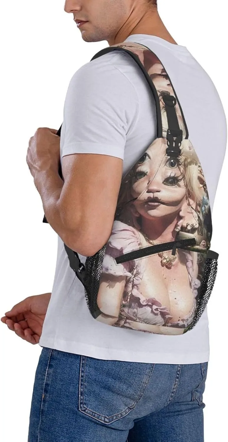 Mela-nie Martinez Crossbody Sling Backpack Sling Bag Multipurpose Travel Hiking Chest Bag Daypack One Size