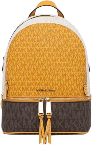 MICHAEL KORS Women's Md Backpack Bag, Gldn Rod Mlt, Einheitsgröße
