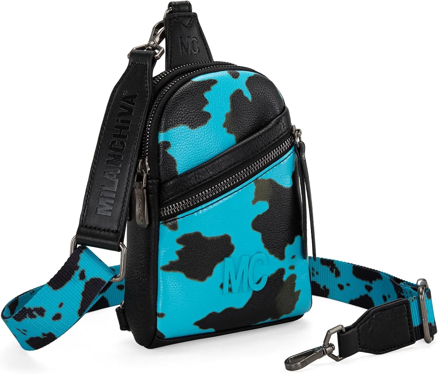Milan Chiva Small Crossbody Bags for Women Chic Mini Sling Bag Purse and Waist Packs for Girls