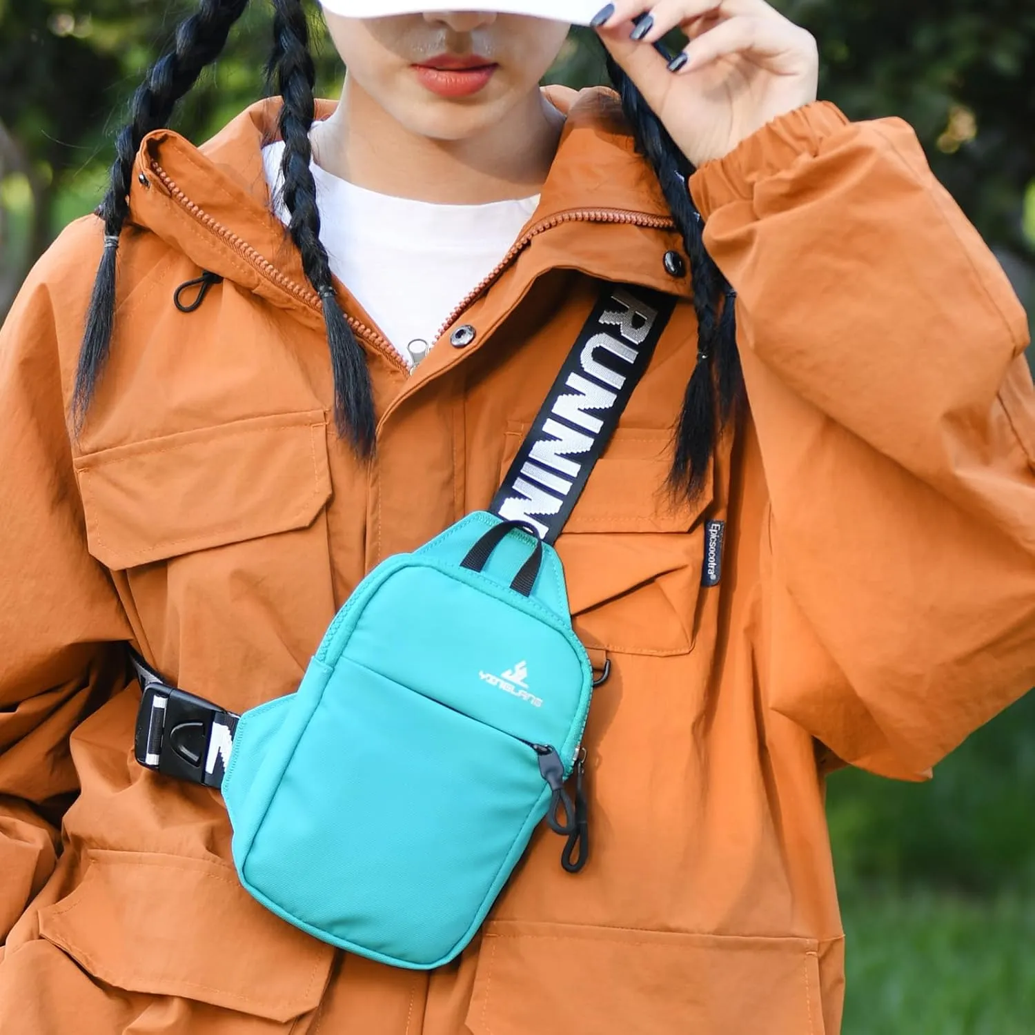 Mini Sling Bag for Women Men Small Crossbody Bag Shoulder Backpack Casual Phone Chest Bag Travel Personal Pocket Bag