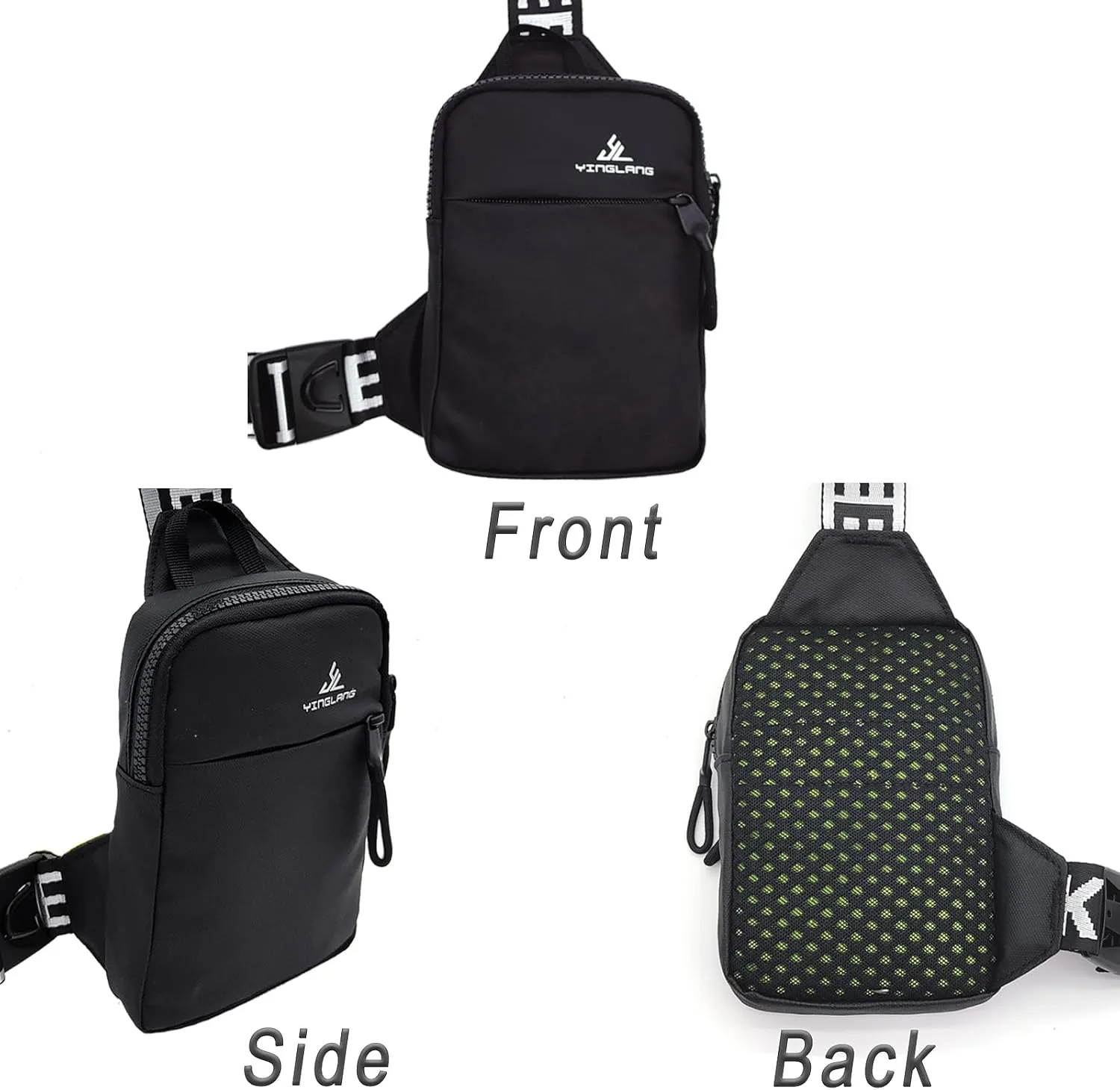 Mini Sling Bag for Women Men Small Crossbody Bag Shoulder Backpack Casual Phone Chest Bag Travel Personal Pocket Bag
