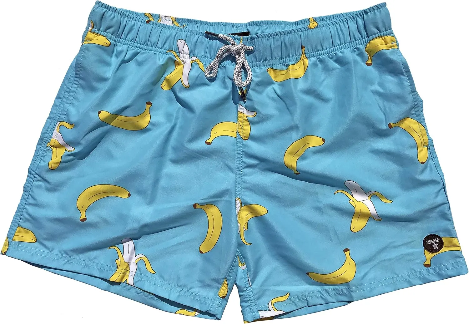 Molokai Mens Swim Trunks Quick Dry Elastic Waist Drawstring